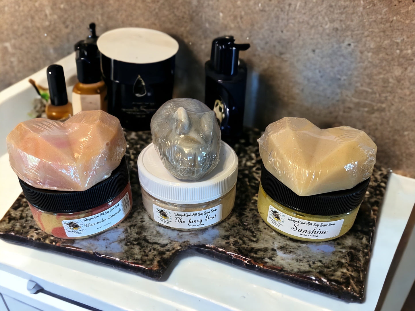 Soap Sugar Scrub & soap shape