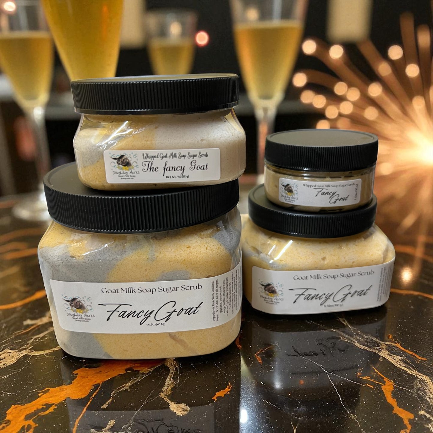 The Fancy Goat~goat milk soap sugar scrub~