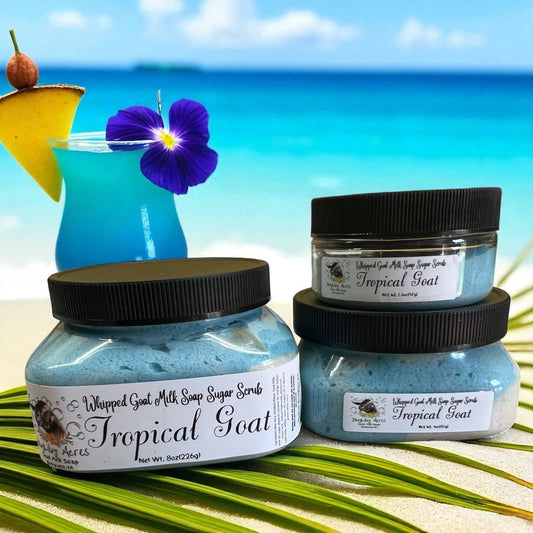 Tropical goat~goat milk soap sugar scrub~