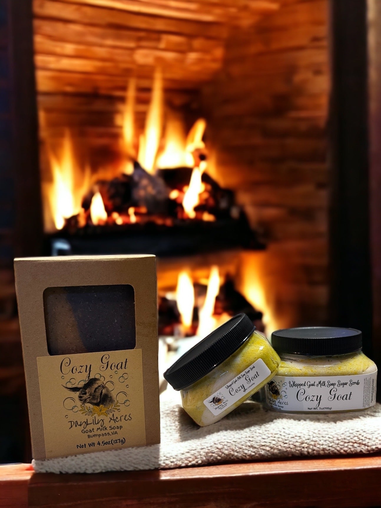 Cozy Goat~goat milk soap sugar scrub~