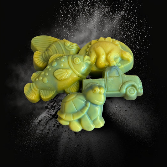 Tropical Lava Fun shapes Soaps
